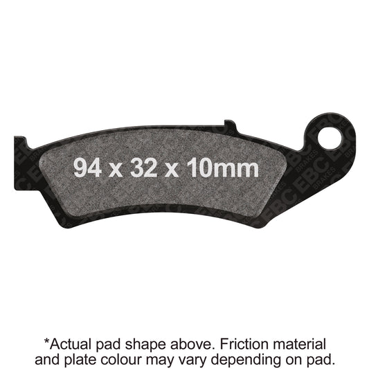 EBC 94-95 Honda RVF 750 RR RC 45 Rear Left FA-SFA-TT-X Brake Pads