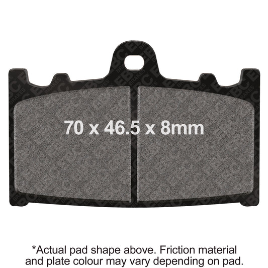 EBC 93-95 Kawasaki ZX 600 Ninja ZX6 Front Left/Right FA-SFA-X Brake Pads