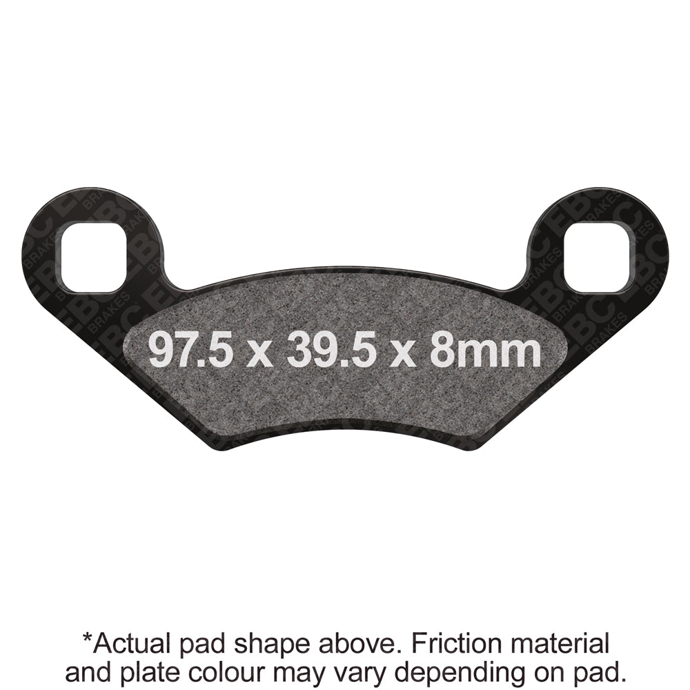 EBC 94-95 Polaris 300 2x4 / 4x4 Front Left/Right SV Series Brake Pads