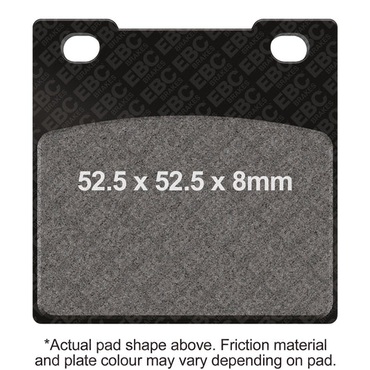 EBC 89-90 Kawasaki ZX 750 ZX-7 H Rear Left FA-SFA-TT-X Brake Pads