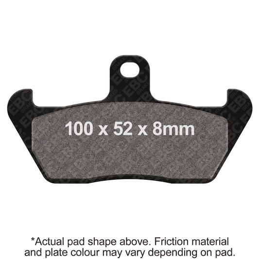 EBC 86-87 Cagiva Elefant 650 Rear Left FA-SFA-TT-X Brake Pads