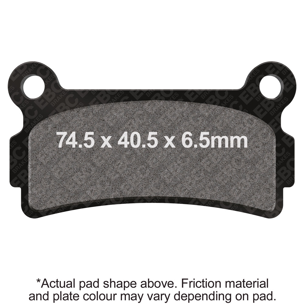 EBC 89-92 Beta TR34 260 Zero Rear Left R Series Sintered Brake Pads