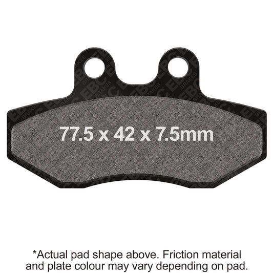 EBC 2006 Beta RR 50 Motard Front Left Sintered HH/R Brake Pads