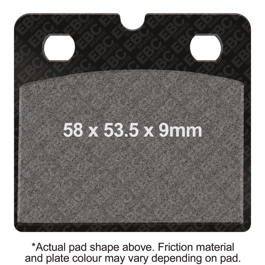 EBC 90-96 BMW K 75 75-S (w/ABS) Front Left/Right FA-SFA-X Brake Pads