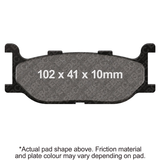 EBC 15-20 Yamaha SR 400 Front Left/Right FA-SFA-X Brake Pads