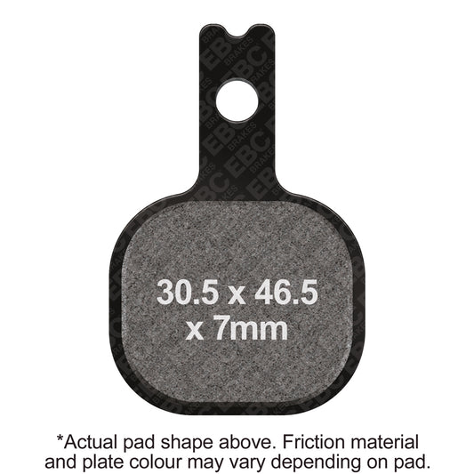 EBC ISR Calipers 22-034 (6 Piston Small) Front Organic Brake Pads