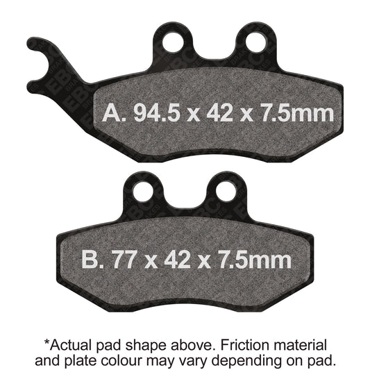 EBC 12-14 AJP PR3 200 Enduro Front Left FA-SFA-X Brake Pads
