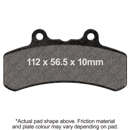 EBC 94-97 Buell M2 Cyclone (w/Disc Countersunk Bolt Holes) Front Left FA-SFA-X Brake Pads
