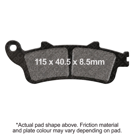 EBC 04-05 Honda NRX 1800 Rune DA/DB/EA/EB Front Left/Right Semi-Sintered Vee Brake Pads