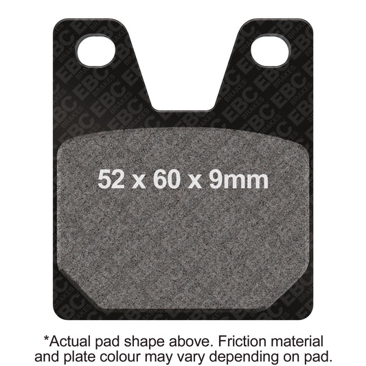 EBC 99-01 Yamaha YZF 750 Road Version (R7 OWO2 5FL1) Rear Left FA-SFA-TT-X Brake Pads