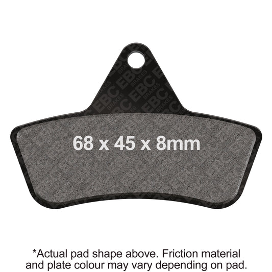 EBC 99-04 Arctic Cat ATV 250 2x4 Utility Front Left/Right R Series Sintered Brake Pads
