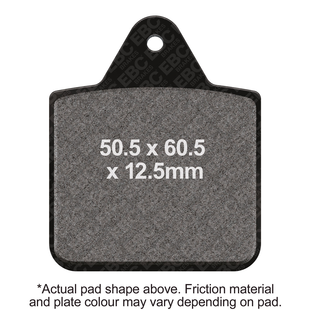 EBC 1996 Polaris Big Boss 400 L 6 x 6 Middle Axle Brake Front Left/Right Sintered R Brake Pads