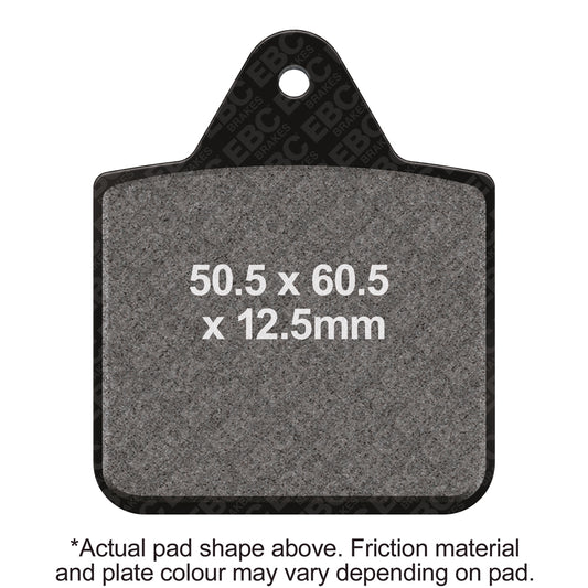 EBC 1996 Polaris Big Boss 400 L 6 x 6 Middle Axle Brake Front Left/Right Sintered R Brake Pads