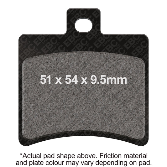 EBC 06-12 Aprilia RS 125 Rear Left FA-SFA-TT-X Brake Pads