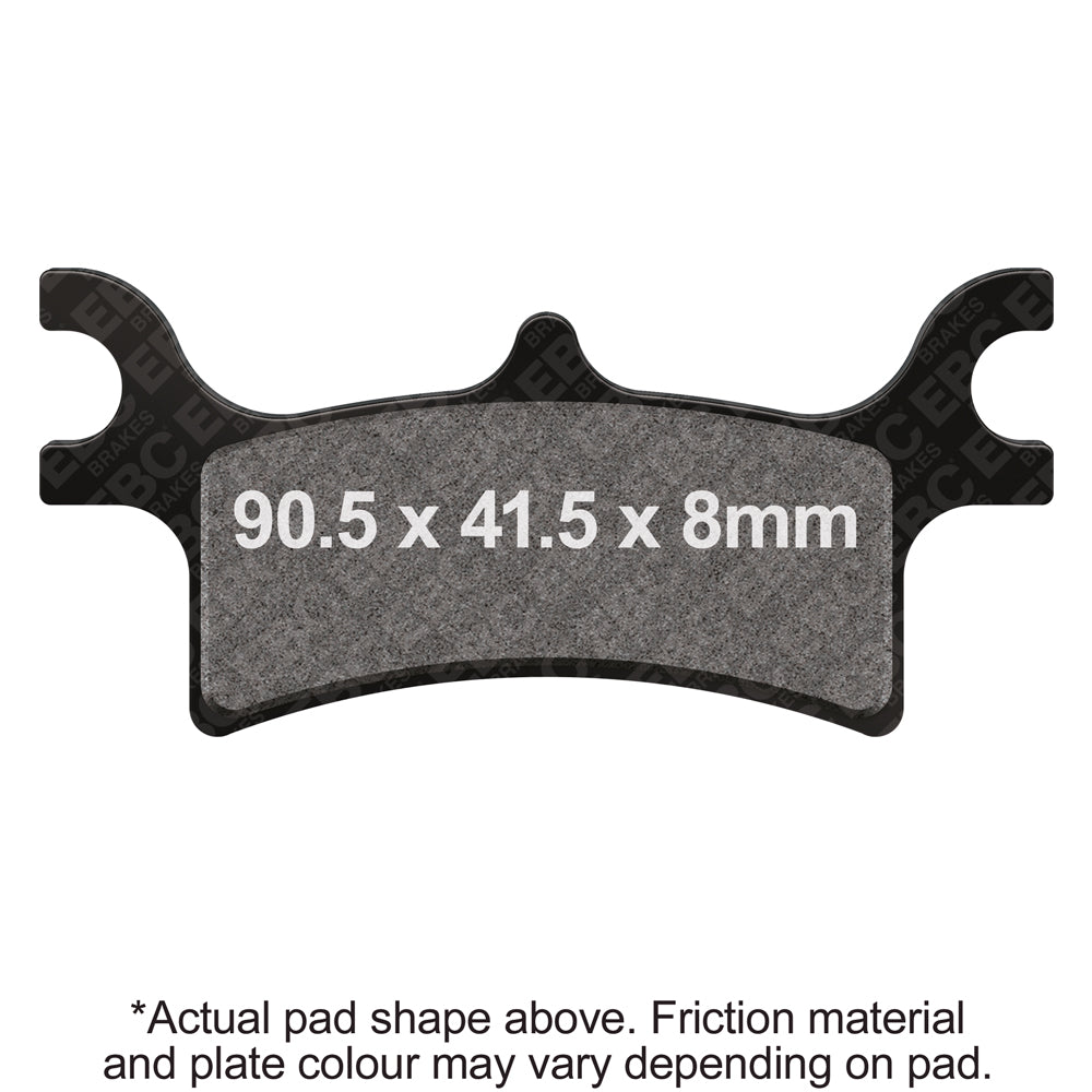 EBC 05-06 Polaris Trail Blazer 250 Front Left/Right R Series Sintered Brake Pads