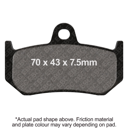 EBC 99-03 MV Agusta F4 750 All Model Nissin Calipers Rear Left Sintered R/HH Brake Pads