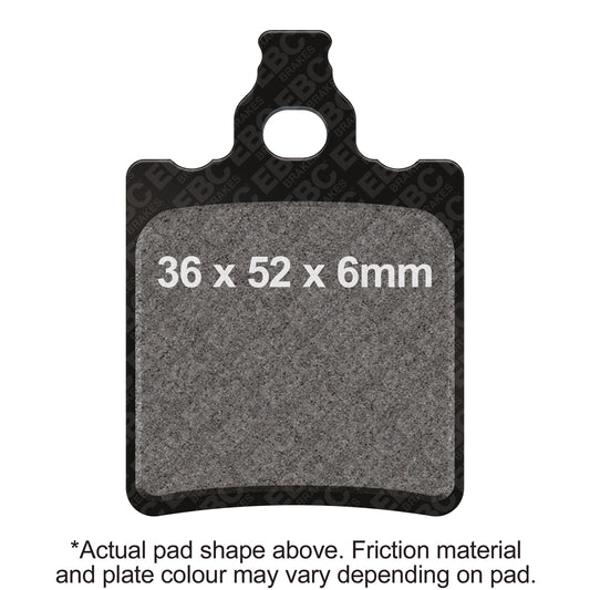 EBC 2000 KTM SX 60 Rear Left R Series Sintered Brake Pads