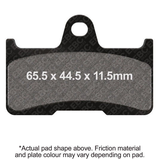 EBC 02-08 Yamaha YFM 660 Grizzly Hunter Edition Front Left R Series Sintered Brake Pads