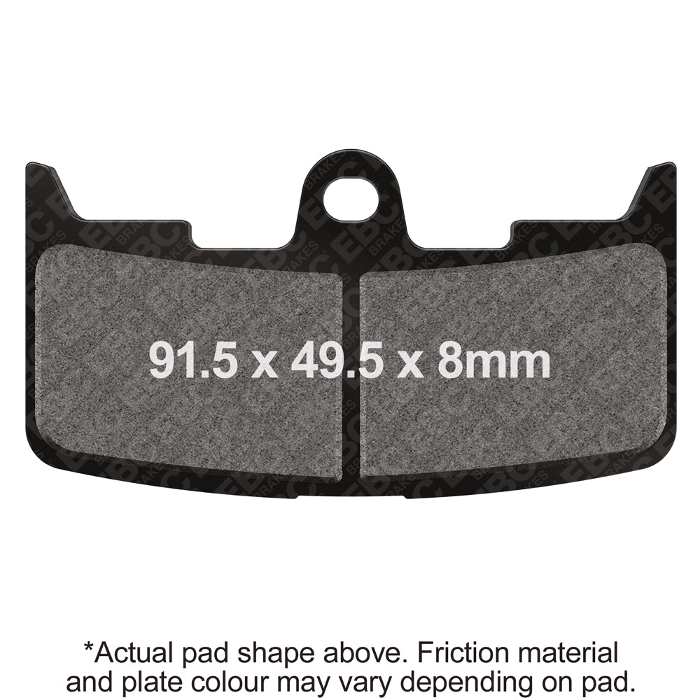 EBC 02-07 Buell Firebolt XB9R Front Left Sintered HH/R Brake Pads
