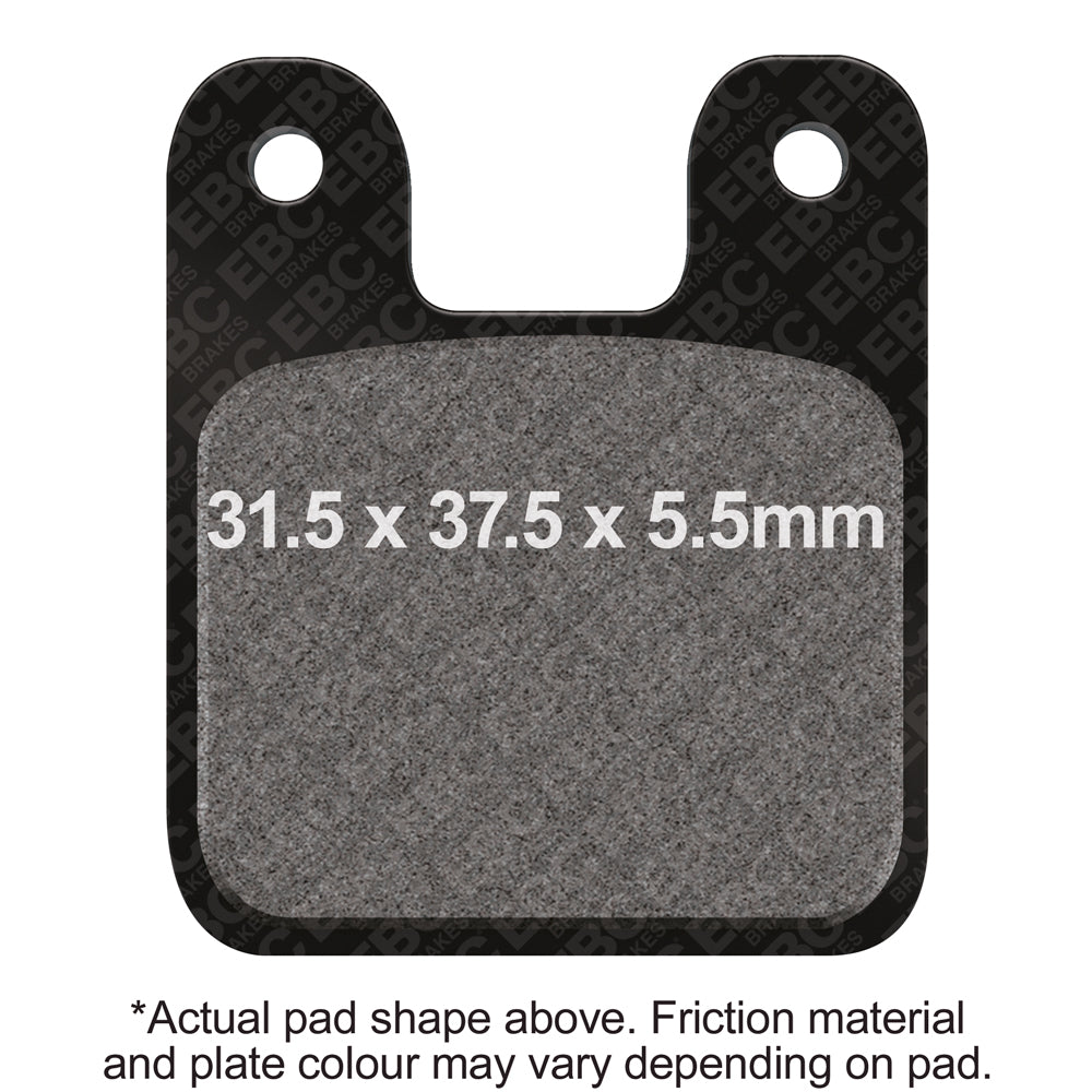 EBC Polini Mini Motos Square shape 2 pin type Front Left FA-SFA-X Brake Pads