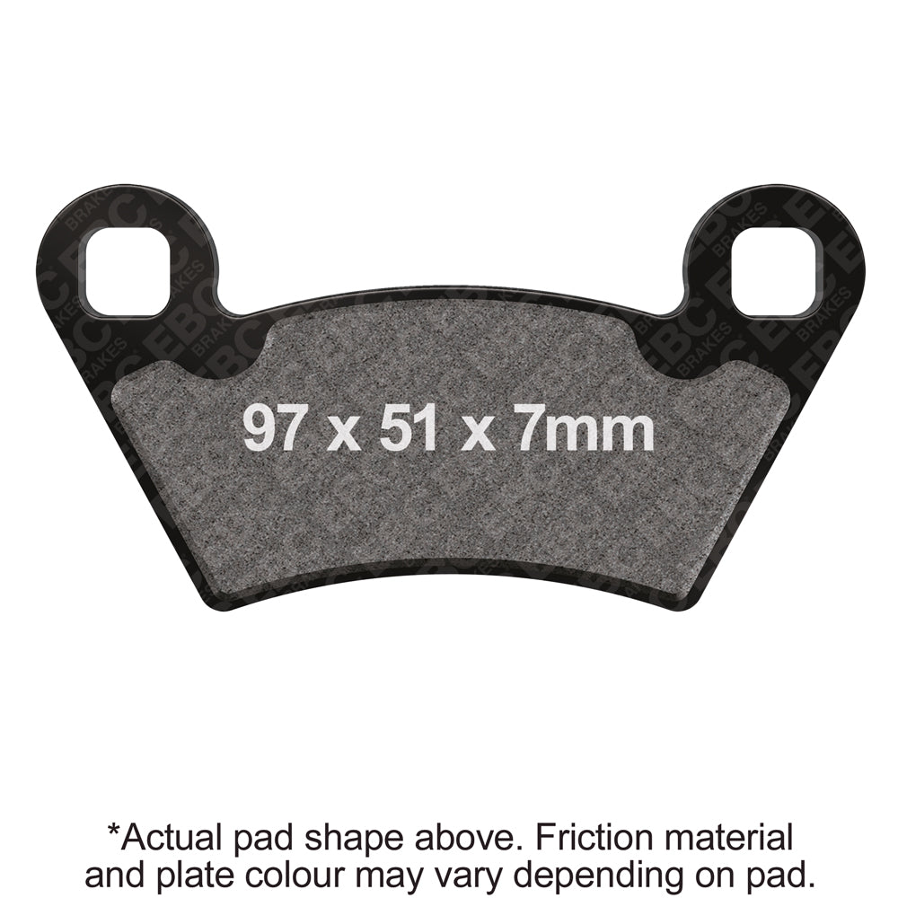 EBC 17-20 Polaris 570 Ace R08 All models Front Left/Right R Series Sintered Brake Pads