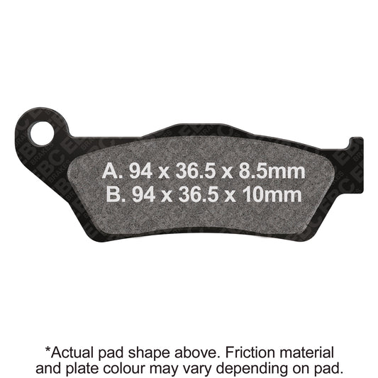 EBC 05-08 BMW HP2 (Enduro-Disc Fitting Kit Req) Rear Left FA-SFA-TT-X Brake Pads
