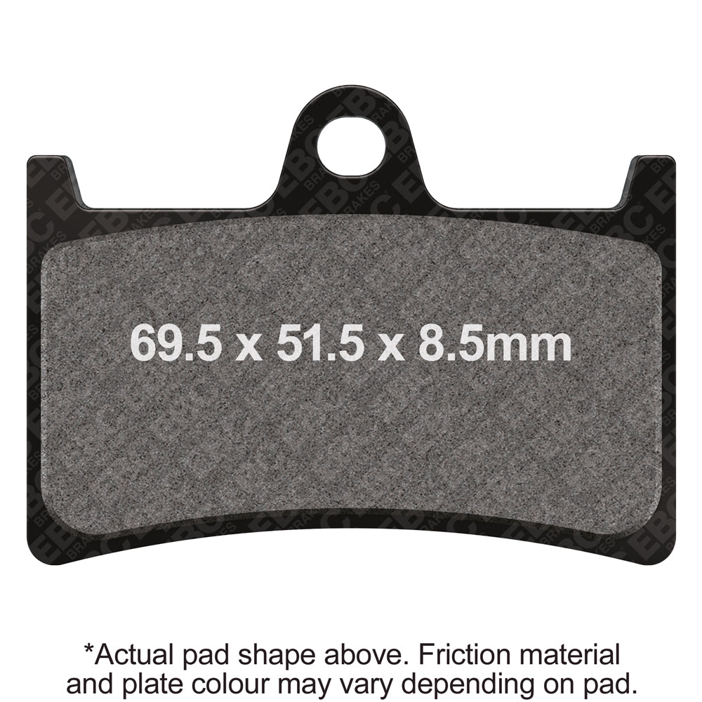 EBC 17-22 Yamaha YZF-R6 H Front Left/Right Sintered HH Brake Pads