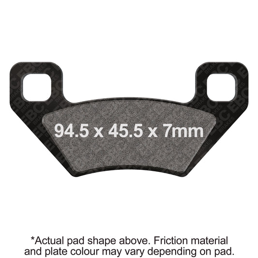 EBC 05-09 Arctic Cat ATV 250 2x4 Utility Front Left/Right R Series Sintered Brake Pads