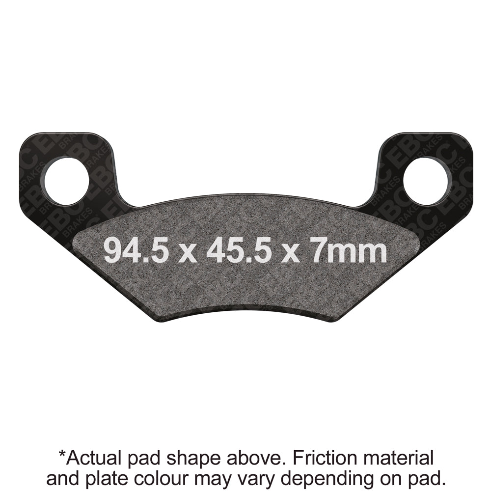 EBC 13-14 Can Am Commander 800 (STD 800R/RX 1000/Locking Rear Diff) Front Left/Right R Brake Pads