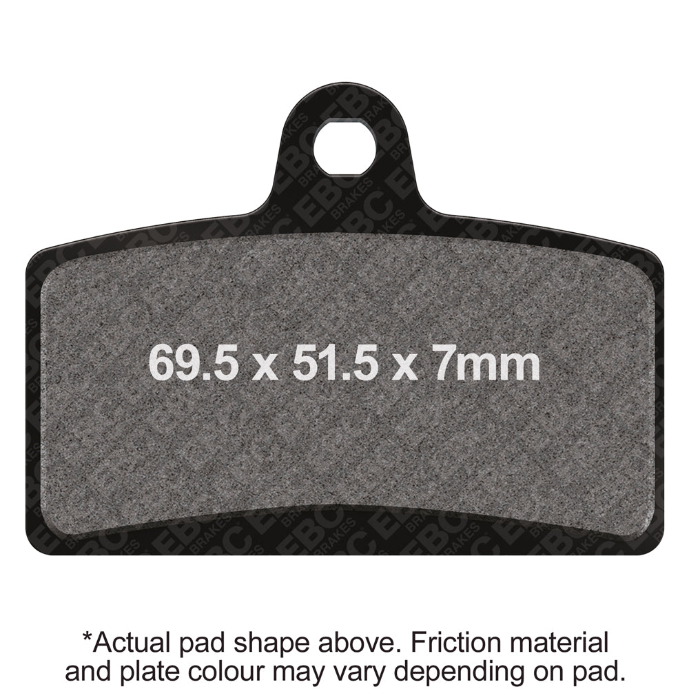 EBC 05-06 Derbi GPR 125/Nude Radial Caliper Front Left FA-SFA-X Brake Pads