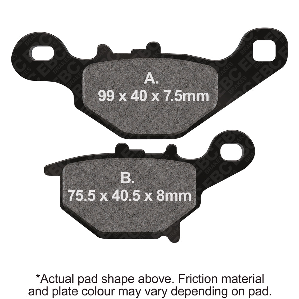 EBC 05-12 Suzuki RM 85 Front Left/Right R Series Sintered Brake Pads