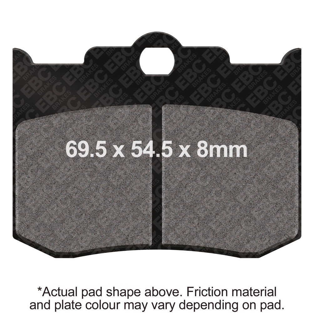 EBC Performance Machine Calipers 137 X 4 (2006) Sintered HH Brake Pads