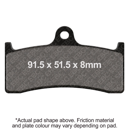 EBC 96-99 Kawasaki ZX 750 ZX7RR ZX (6 Pist Nissin Caliper) Front Left/Right Sintered HH Brake Pads