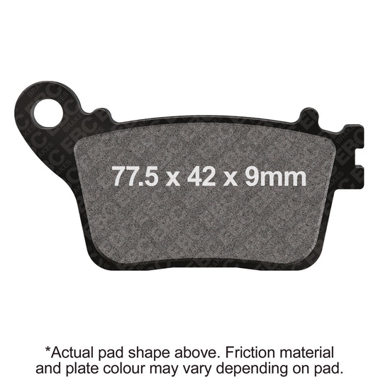 EBC 01-17 Honda CBR 600 RR Rear Right FA-SFA-TT-X Brake Pads