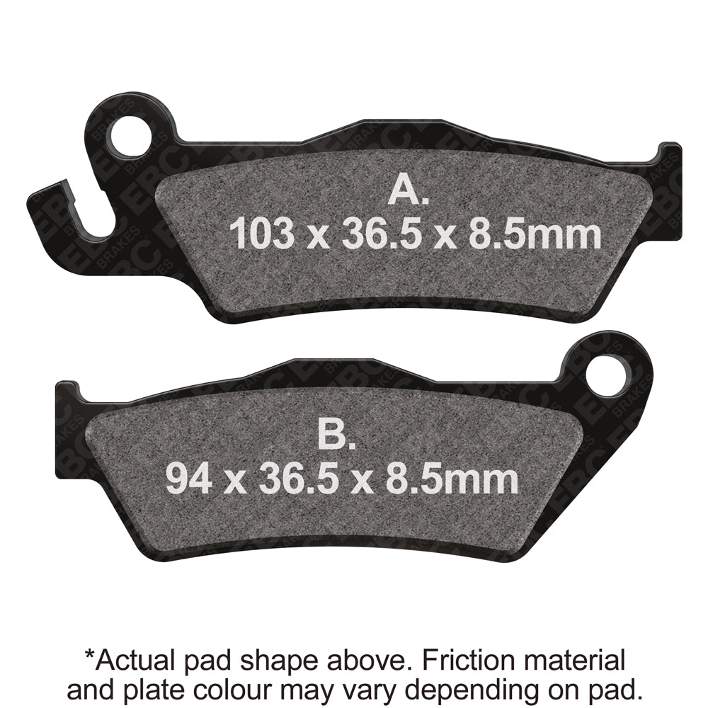 EBC 06-08 BMW K 1200 GT K44-Disc Fitting Kit Required Rear Left Sintered R/HH Brake Pads