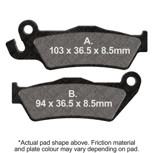 EBC 06-08 BMW K 1200 GT K44-Disc Fitting Kit Required Rear Left Sintered R/HH Brake Pads