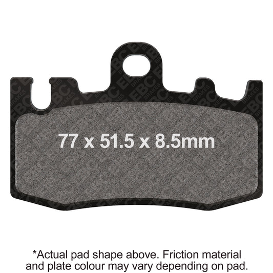 EBC 06-08 BMW K 1200 GT K44-Disc Fitting Kit Required Front Right Sintered HH/R Brake Pads