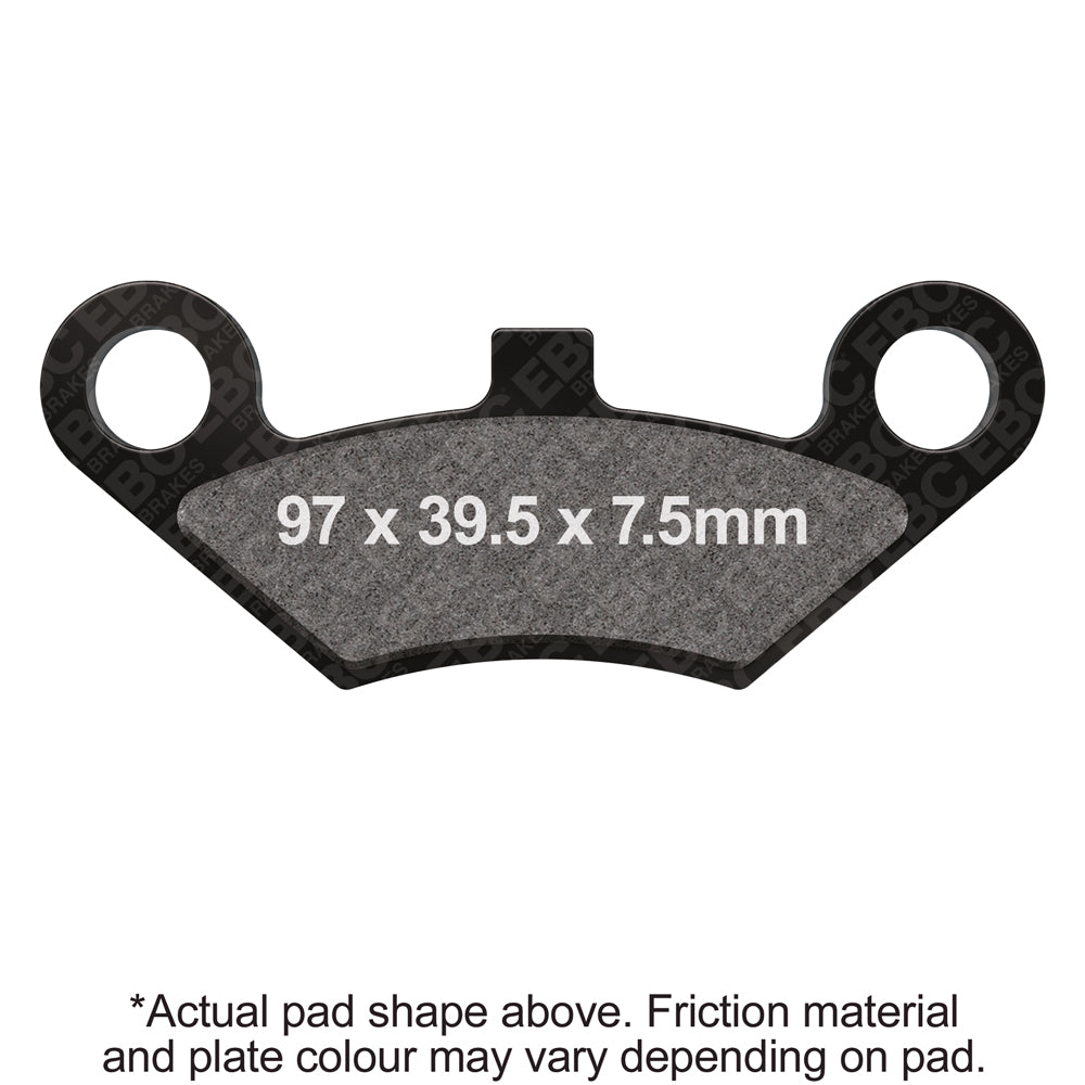 EBC 14-21 CF Moto CF 400 ATR-2L/2S Gen 1 Front Left/Right R Series Sintered Brake Pads Brake Pads