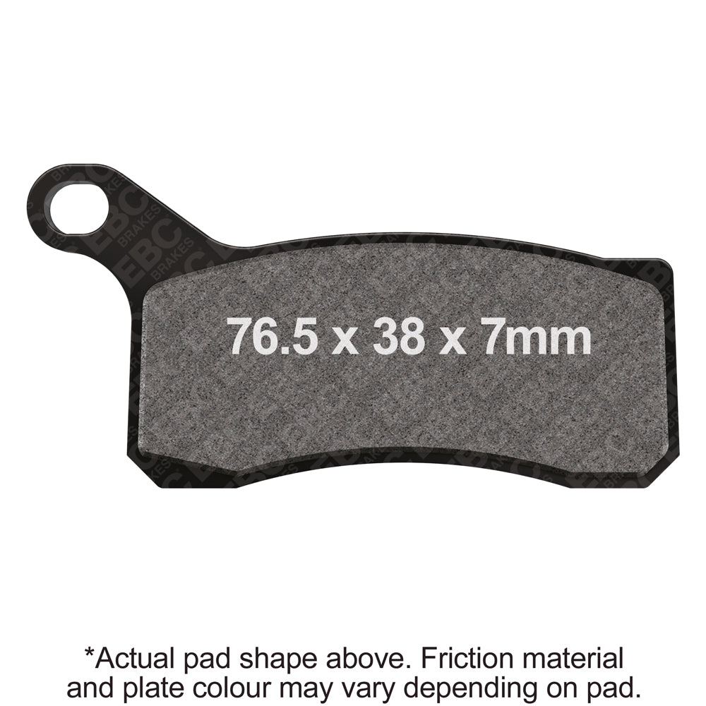 EBC 09-12 KTM SX 450 Front Left/Right R Series Sintered Brake Pads