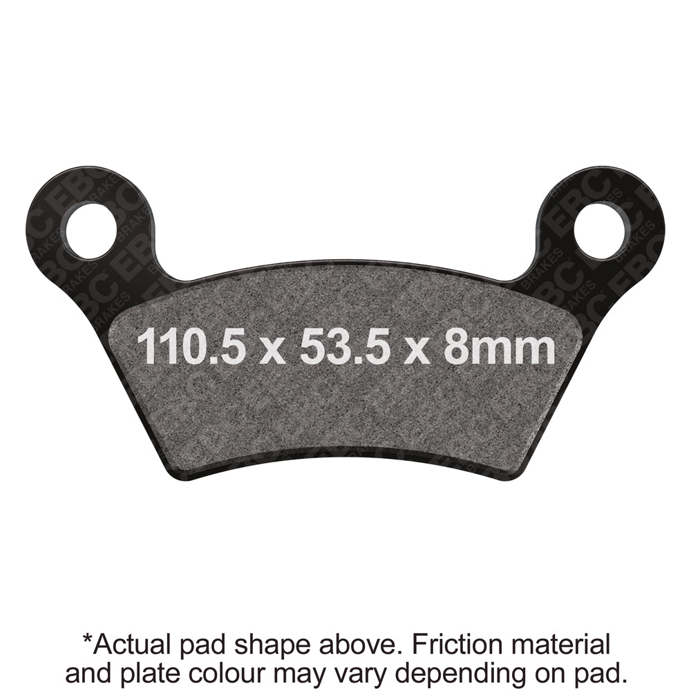 EBC 08-09 Can Am Spyder RS SE5 Rear Left FA-SFA-TT-X Brake Pads