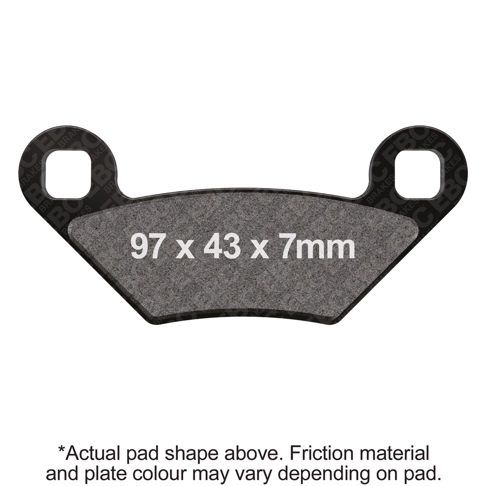 EBC 21-23 Polaris Sportsman 450 HO Front Left/Right R Series Sintered Brake Pads