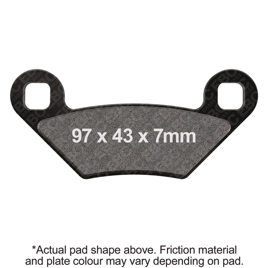 EBC 21-23 Polaris Sportsman 450 HO Front Left/Right R Series Sintered Brake Pads