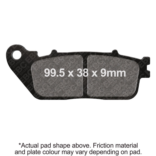 EBC 14-20 Honda VFR 800 F Interceptor Rear Left Sintered R/HH Brake Pads