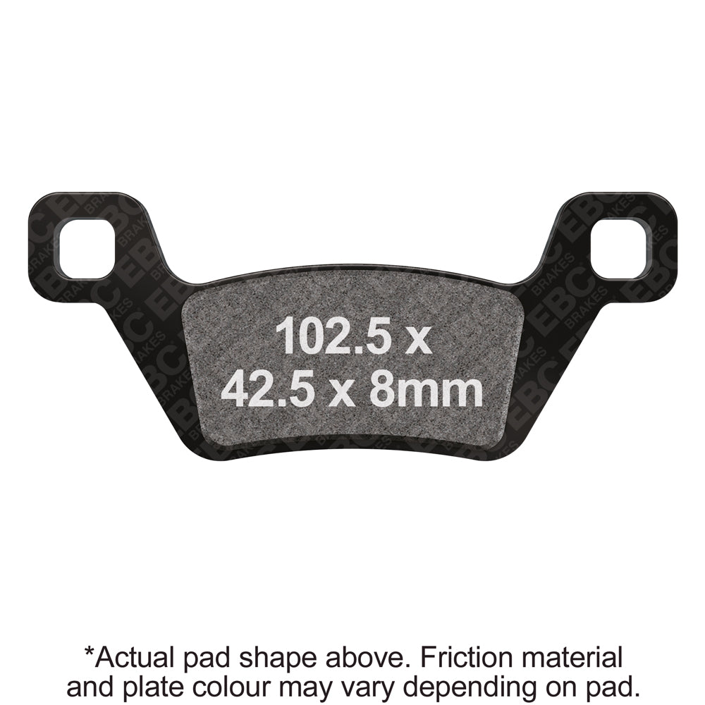 EBC 10-11 Kymco ATV MXU 500 4x4 IRS (Carb Models) Front Left/Right R Series Sintered Brake Pads