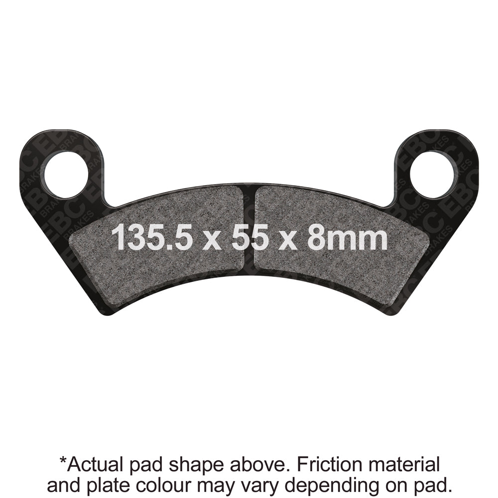 EBC 14-16 Arctic Cat Side X Side 1000 Wildcat 4X Front Left/Right R Sintered Brake Pads Brake Pads