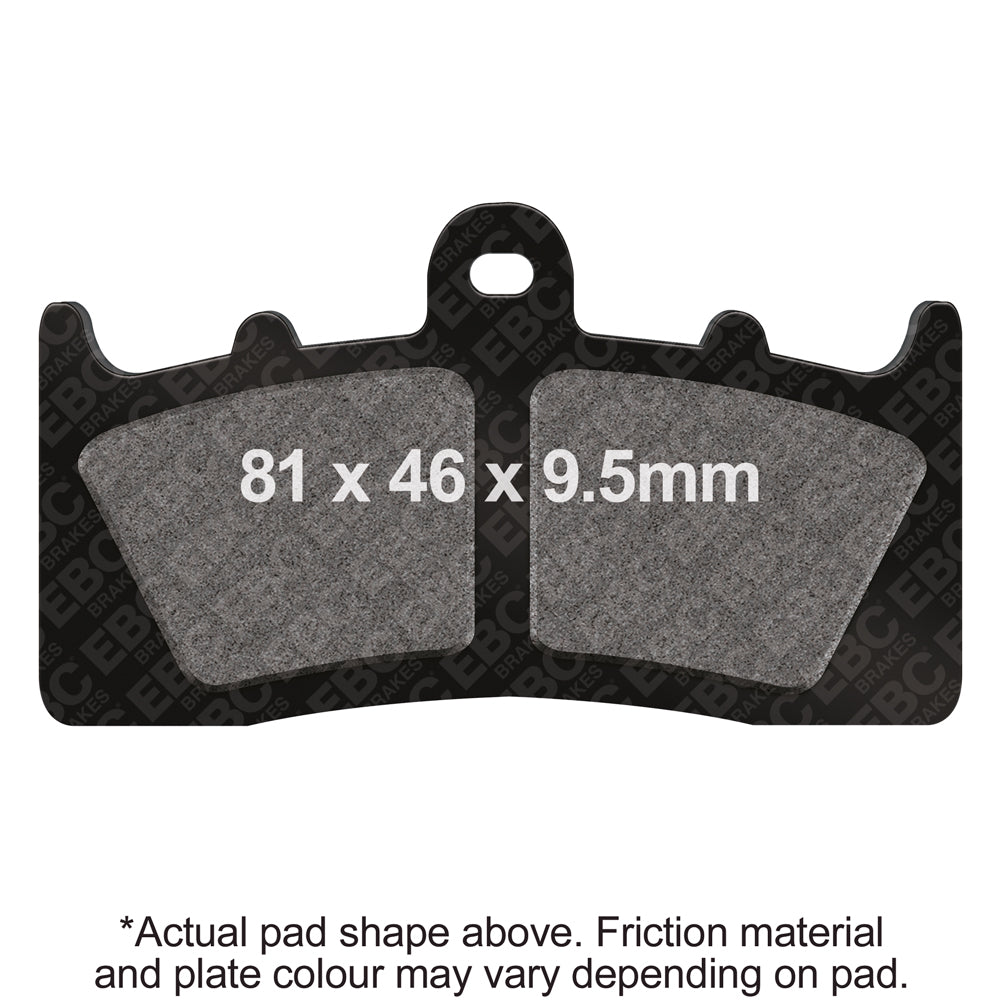 EBC 17-23 BMW K1600 B Bagger K61 Front Left/Right Sintered HH/R Brake Pads