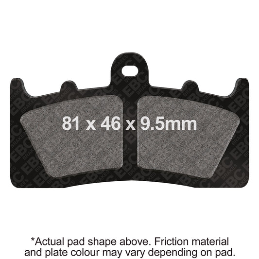 EBC 17-23 BMW K1600 B Bagger K61 Front Left/Right Sintered HH/R Brake Pads