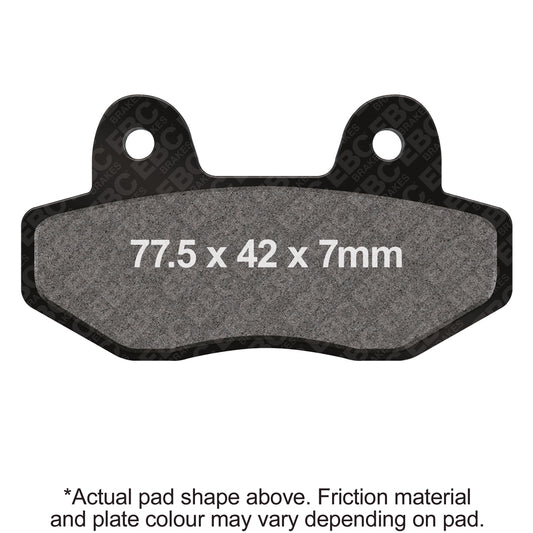 EBC 2023 Kayo K2 230 4T Front Left/Right R Series Sintered Brake Pads Brake Pads