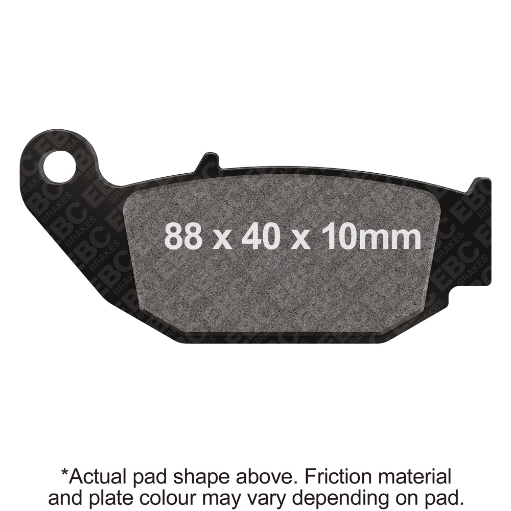 EBC 19-20 Honda CB 125 R Rear Left/Right FA-SFA-TT-X Brake Pads