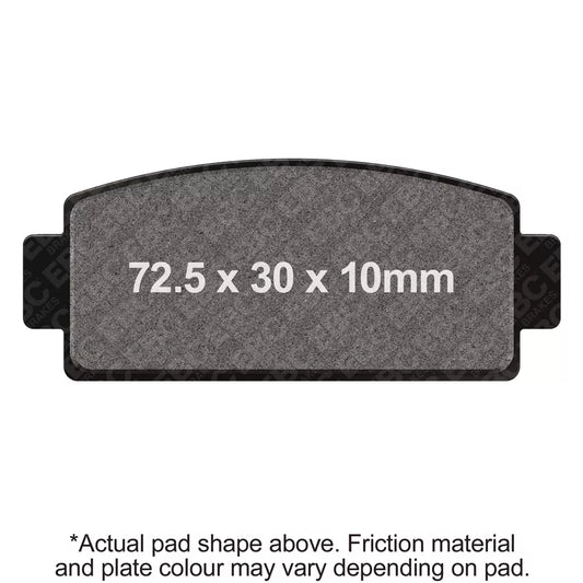 EBC 15-18 CF Moto CF 500 US U-Force Front Left/Right R Series Sintered Brake Pads